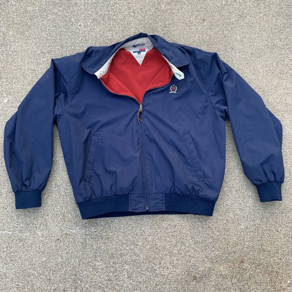 Vintage 90s Tommy Hilfiger zip up
